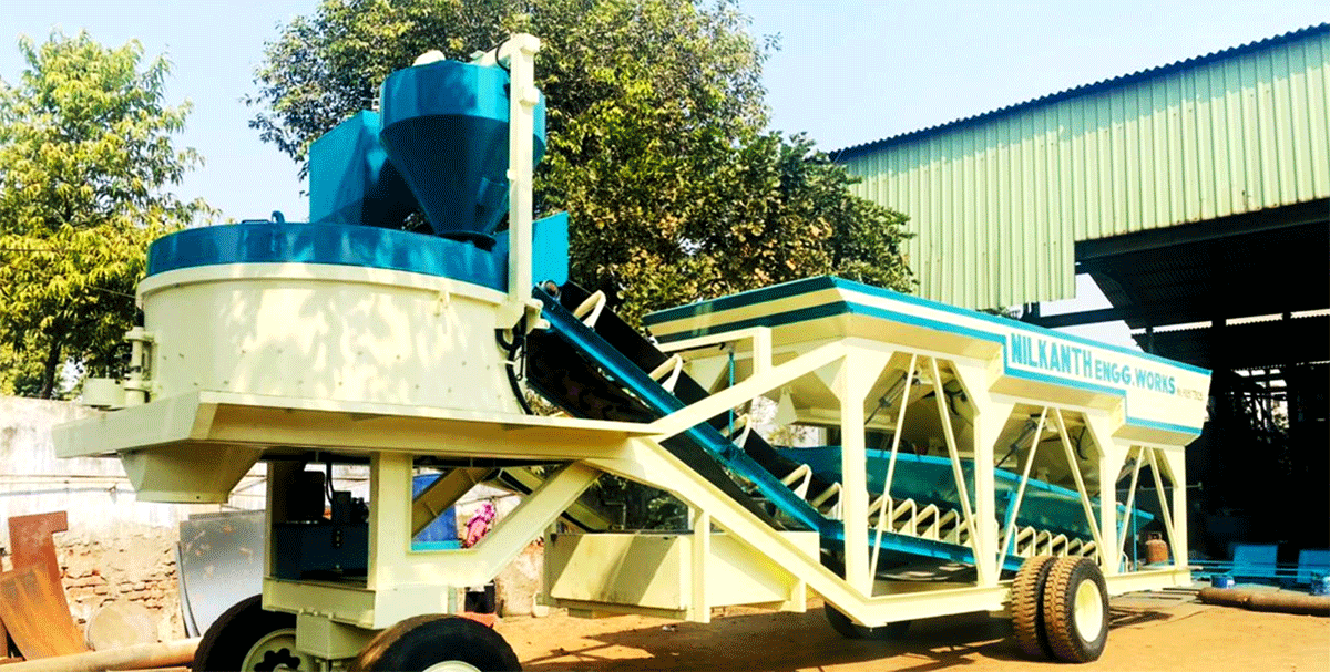 Mobile Concrete Batching Plant - Nilkanth Engineering Works