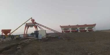 A reliable Nilkanth NE-60-SP stationary ready mix concrete plant delivering steady, high-quality production for contractors in Rapar, Kutch.